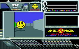 In game image of Midi-Maze on the Atari ST.