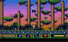 In game image of Nicky 2 on the Atari ST.