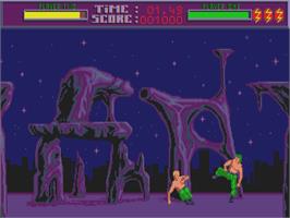 In game image of No Exit on the Atari ST.