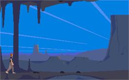 In game image of Out of This World on the Atari ST.