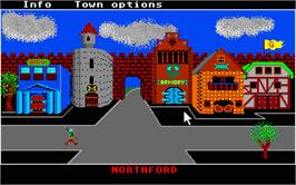 In game image of Phantasm on the Atari ST.