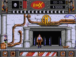 In game image of Ranx - The Video Game on the Atari ST.