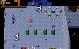In game image of Real Ghostbusters, The on the Atari ST.