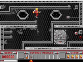 In game image of Red Ace on the Atari ST.