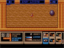 In game image of Rock 'n Roll on the Atari ST.