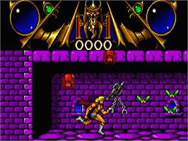 In game image of Savage on the Atari ST.