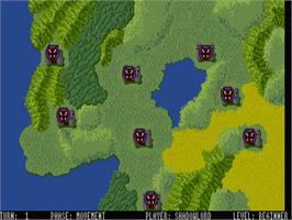 In game image of Sorcerer Lord on the Atari ST.