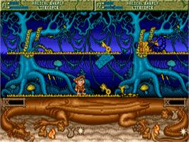 In game image of Spell Bound on the Atari ST.