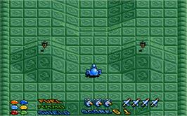 In game image of Star Goose on the Atari ST.