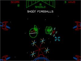 In game image of Star Wars on the Atari ST.