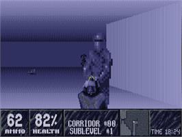 In game image of Substation on the Atari ST.