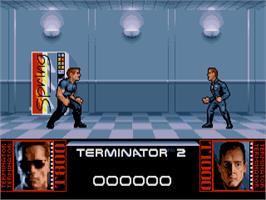 In game image of Terminator 2 - Judgment Day on the Atari ST.