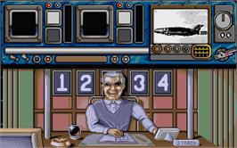 In game image of Thunderbirds on the Atari ST.