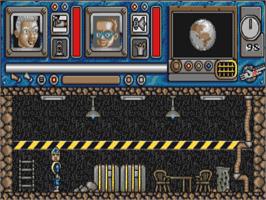 In game image of Thunderbirds on the Atari ST.