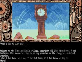 In game image of Time And Magik - The Trilogy on the Atari ST.