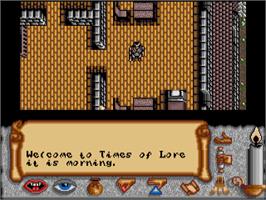 In game image of Times Of Lore on the Atari ST.