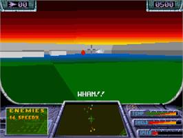 In game image of Trex Warrior - 22nd Century Gladiator on the Atari ST.