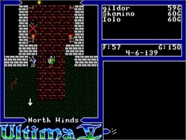In game image of Ultima 5 - Warriors Of Destiny on the Atari ST.