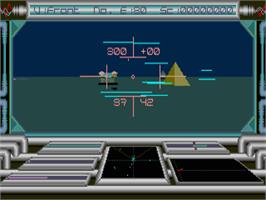 In game image of Voyager on the Atari ST.