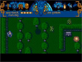 In game image of Warlock - The Avenger on the Atari ST.