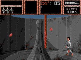 In game image of Weird Dreams on the Atari ST.