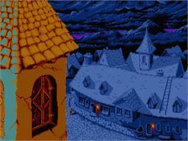 In game image of Wrath Of The Demon on the Atari ST.