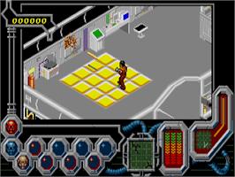 In game image of Wreckers on the Atari ST.