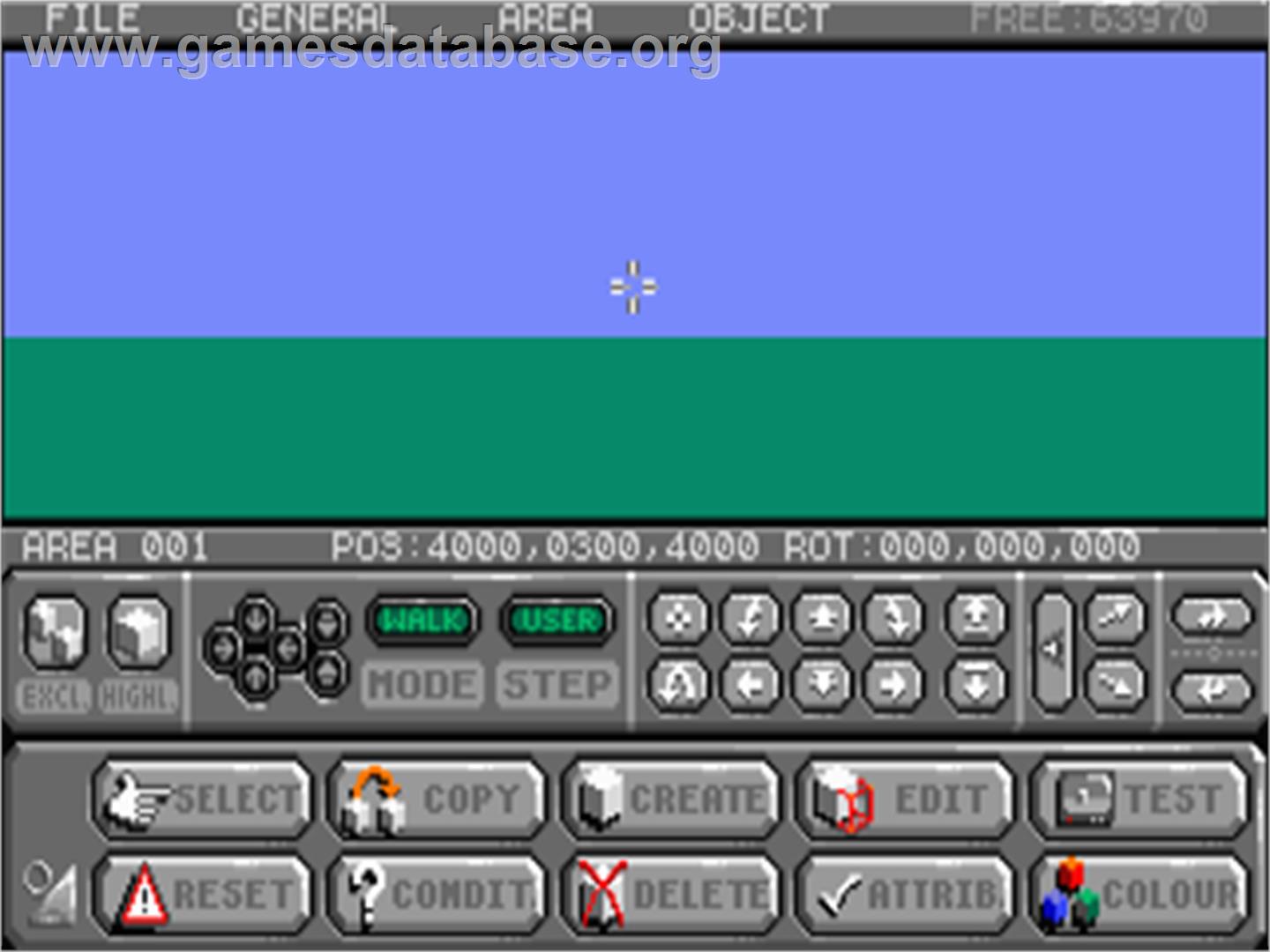3D Construction Kit - Atari ST - Artwork - In Game