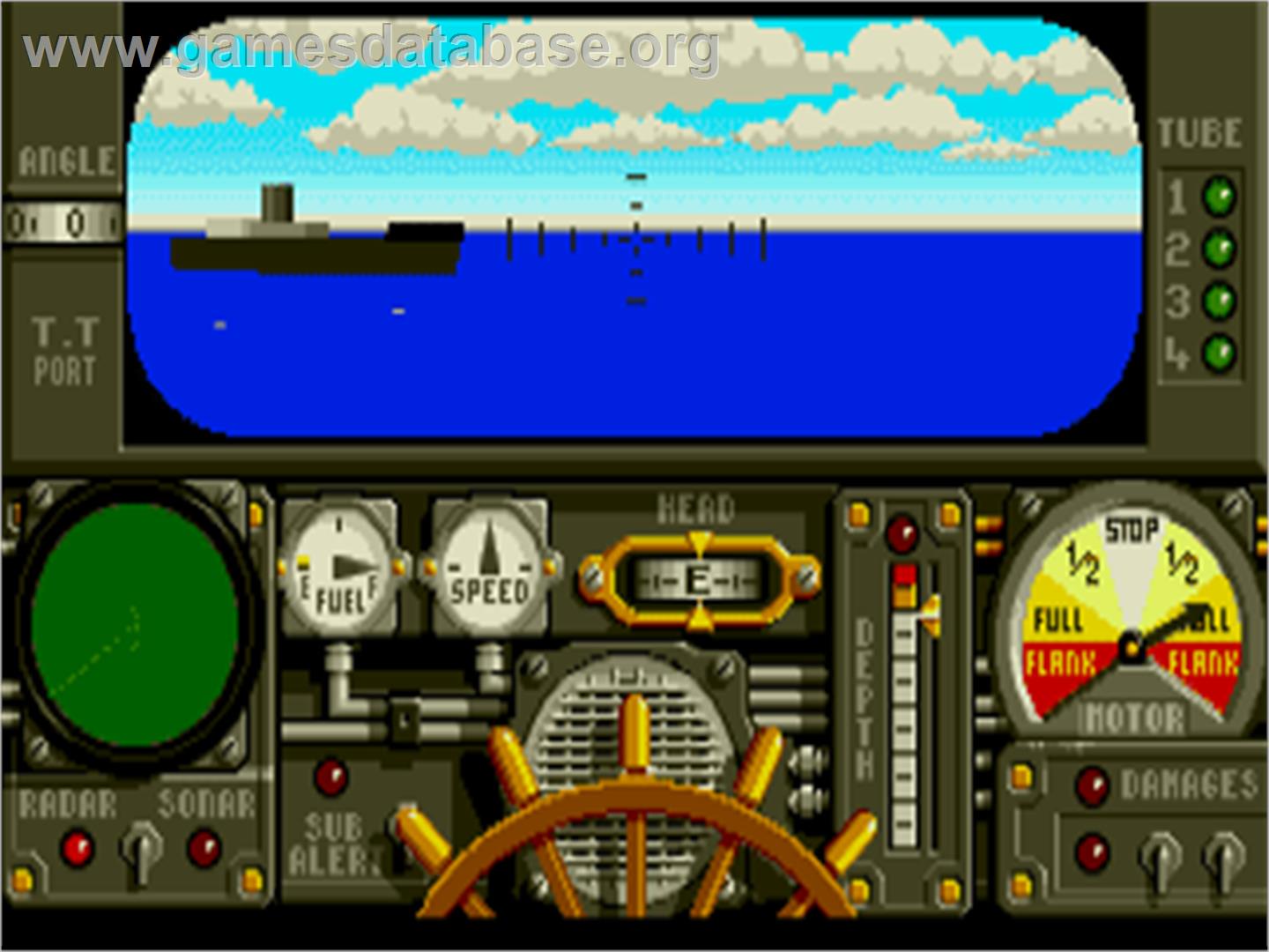 ADS - Advanced Destroyer Simulator - Atari ST - Artwork - In Game