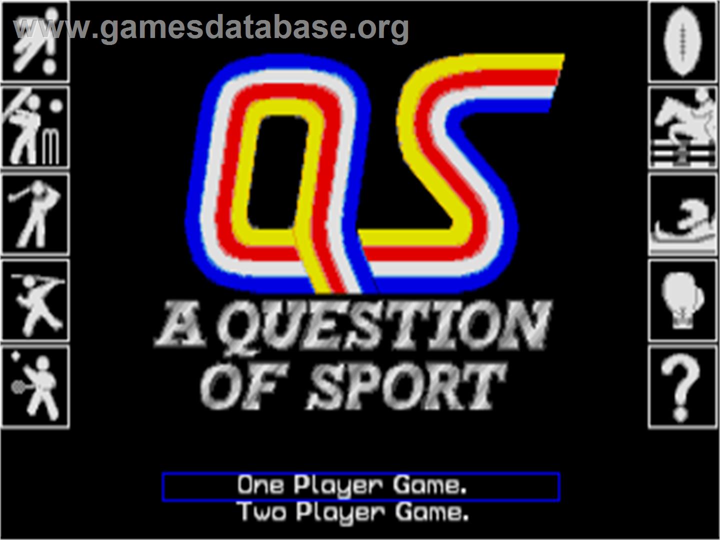 A Question of Sport - Atari ST - Artwork - In Game