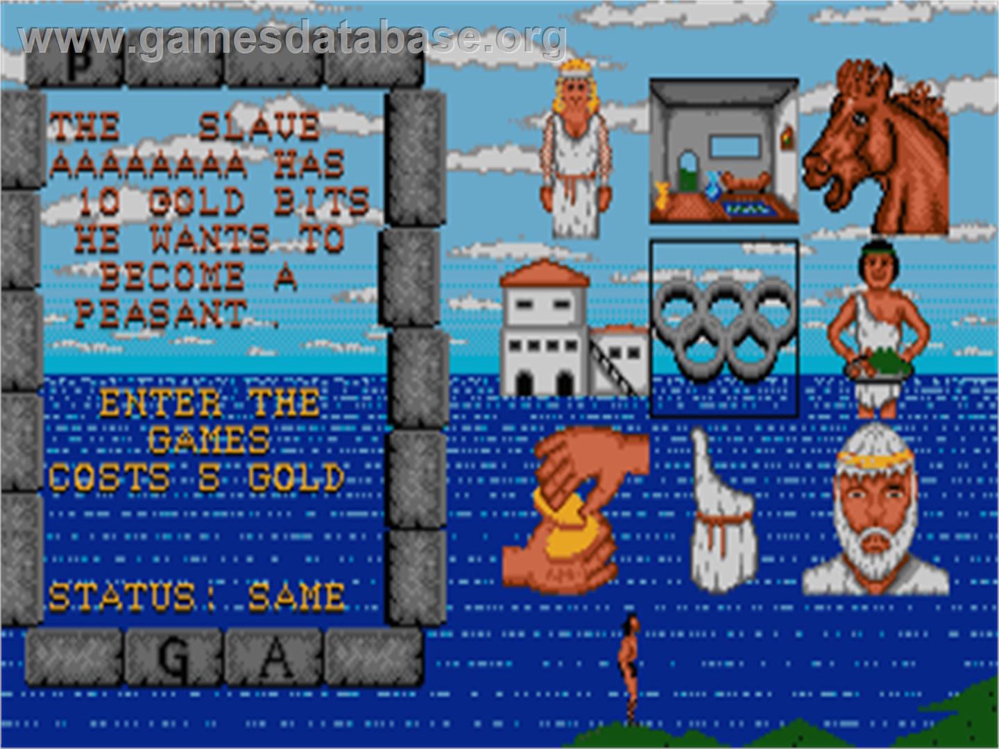 Ancient Games - Atari ST - Artwork - In Game