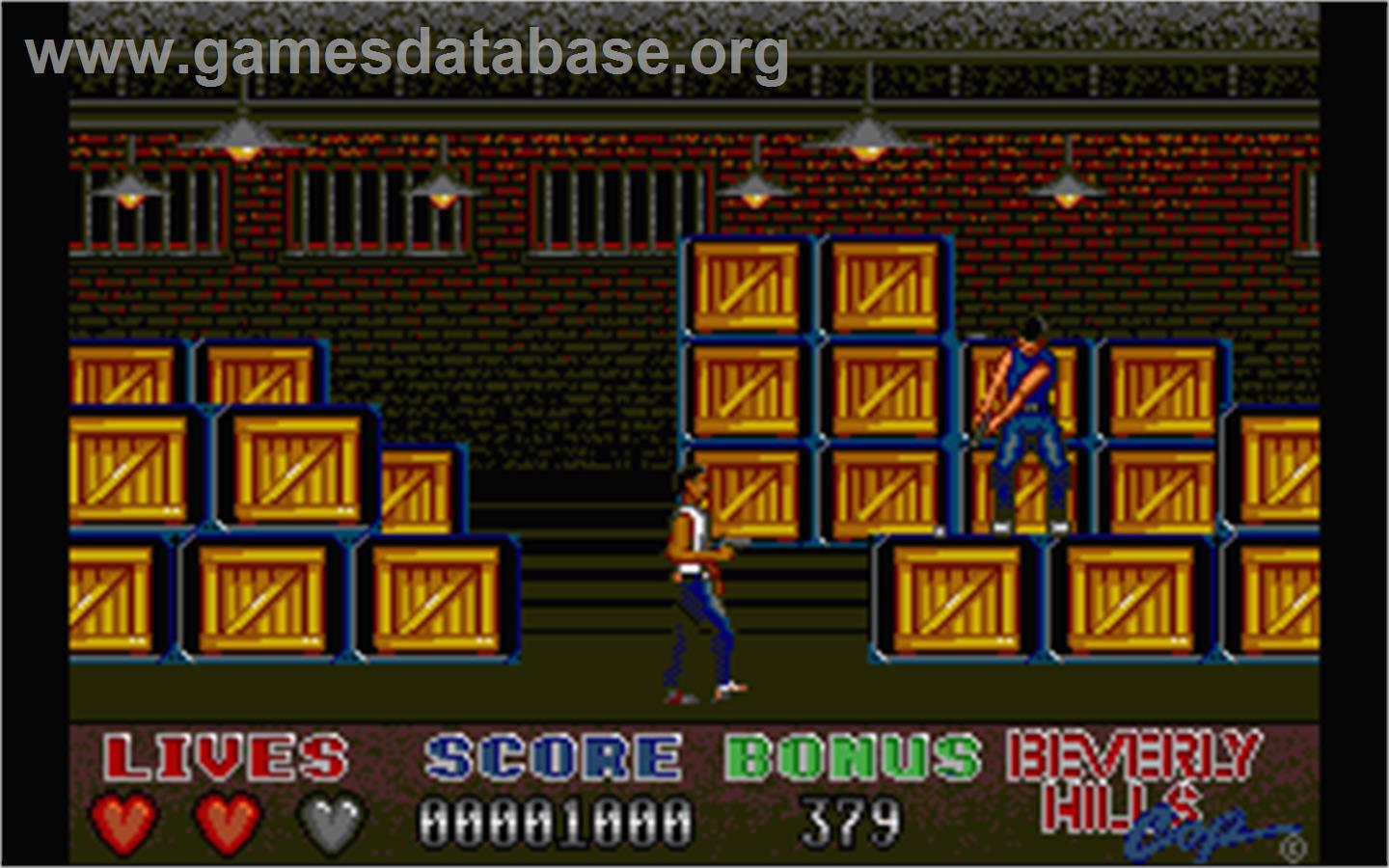 Beverly Hills Cop - Atari ST - Artwork - In Game