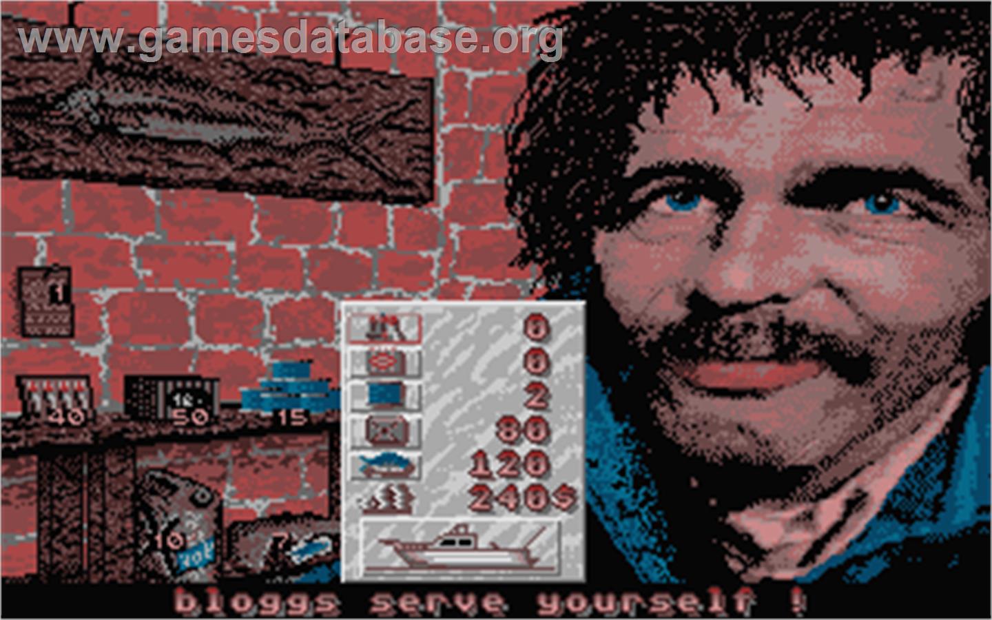Big Game Fishing - Atari ST - Artwork - In Game