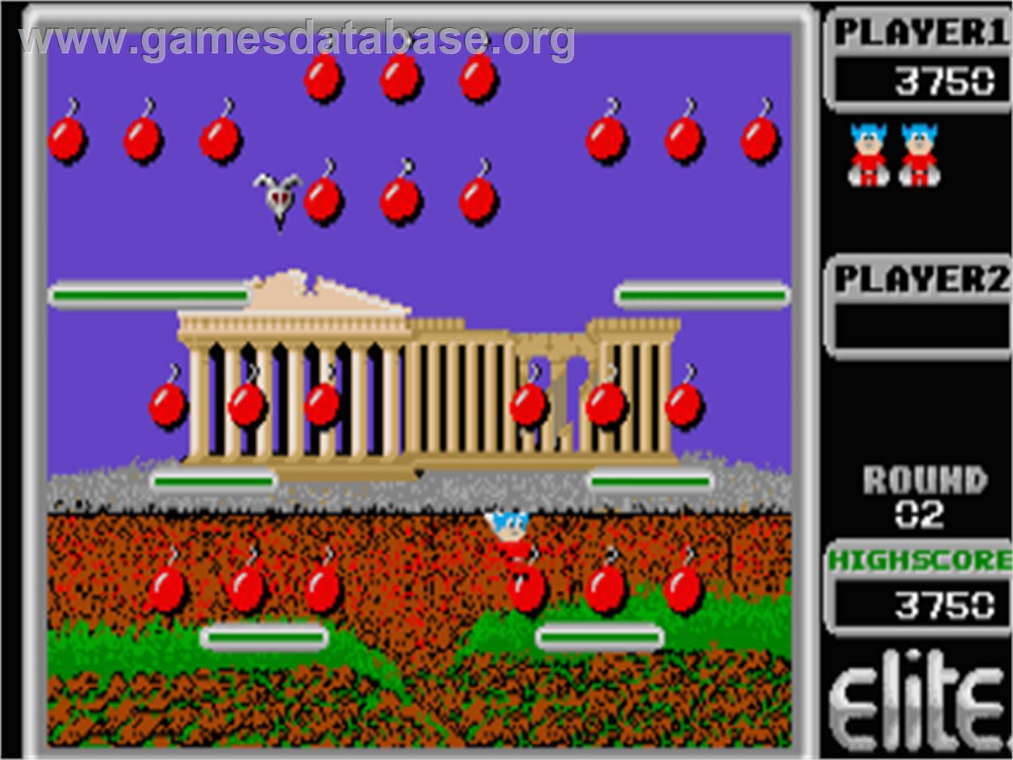Bomb Jack - Atari ST - Artwork - In Game