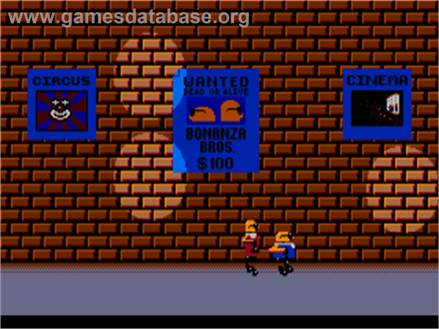 Bonanza Bros. - Atari ST - Artwork - In Game
