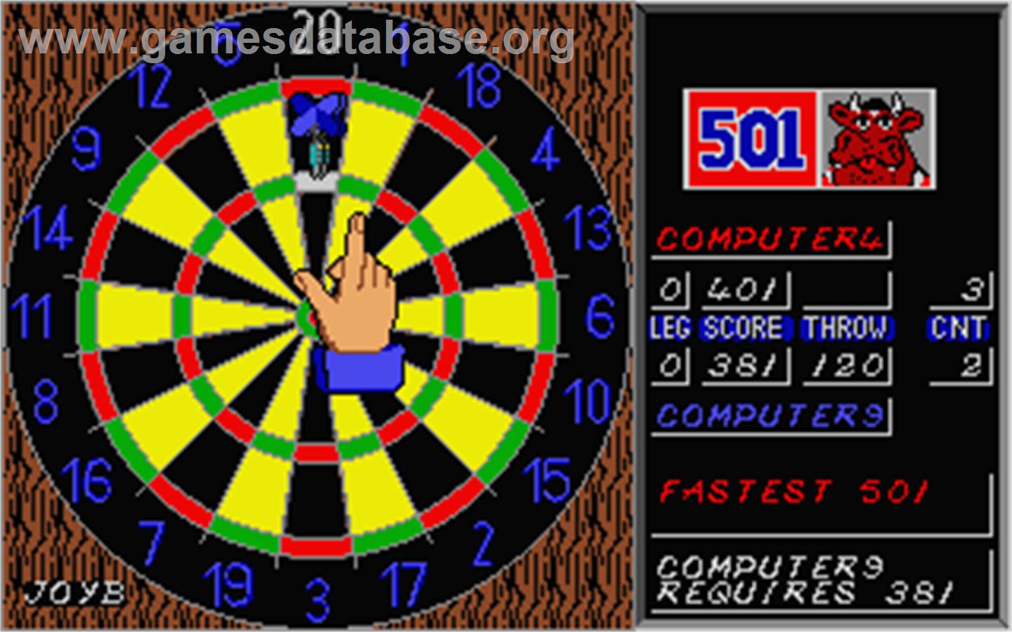Bully's Sporting Darts - Atari ST - Artwork - In Game