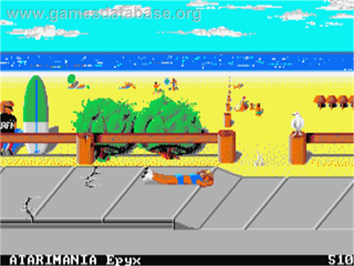 California Games - Atari ST - Artwork - In Game