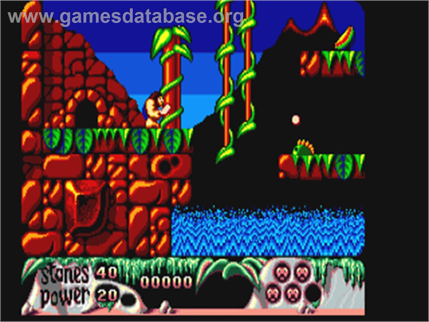 Cavemania - Atari ST - Artwork - In Game