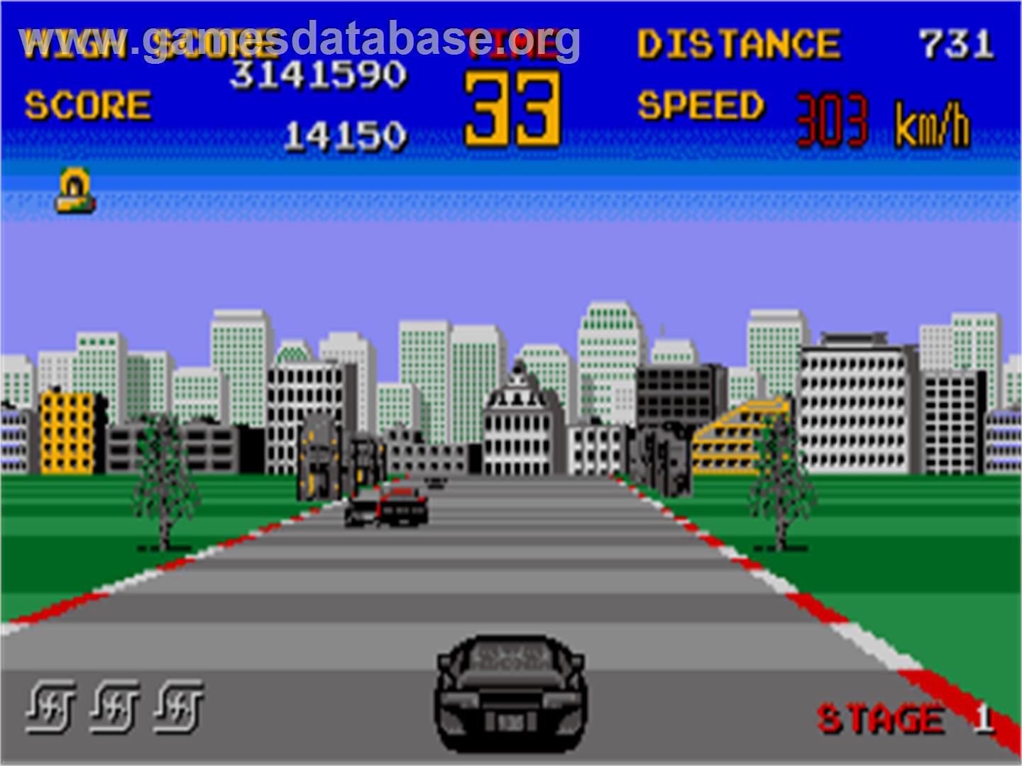 Chase H.Q. - Atari ST - Artwork - In Game