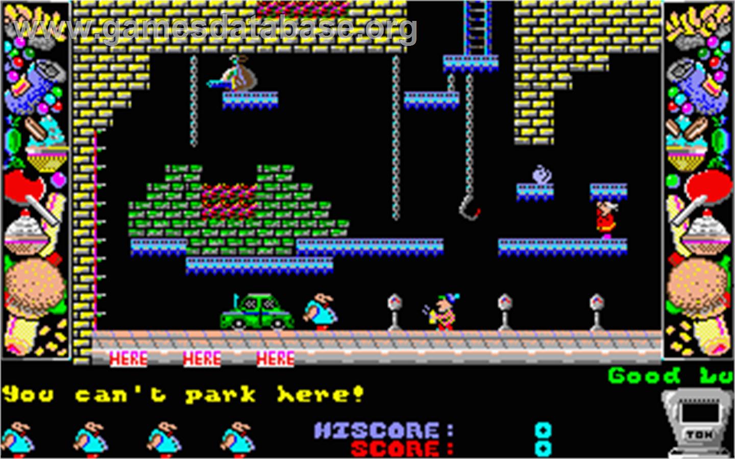 Chubby Gristle - Atari ST - Artwork - In Game