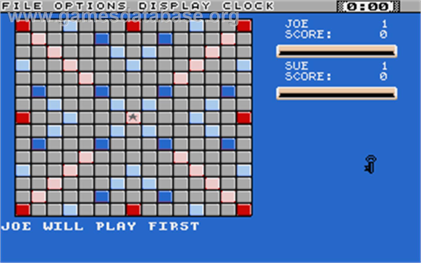 Computer Scrabble Deluxe - Atari ST - Artwork - In Game