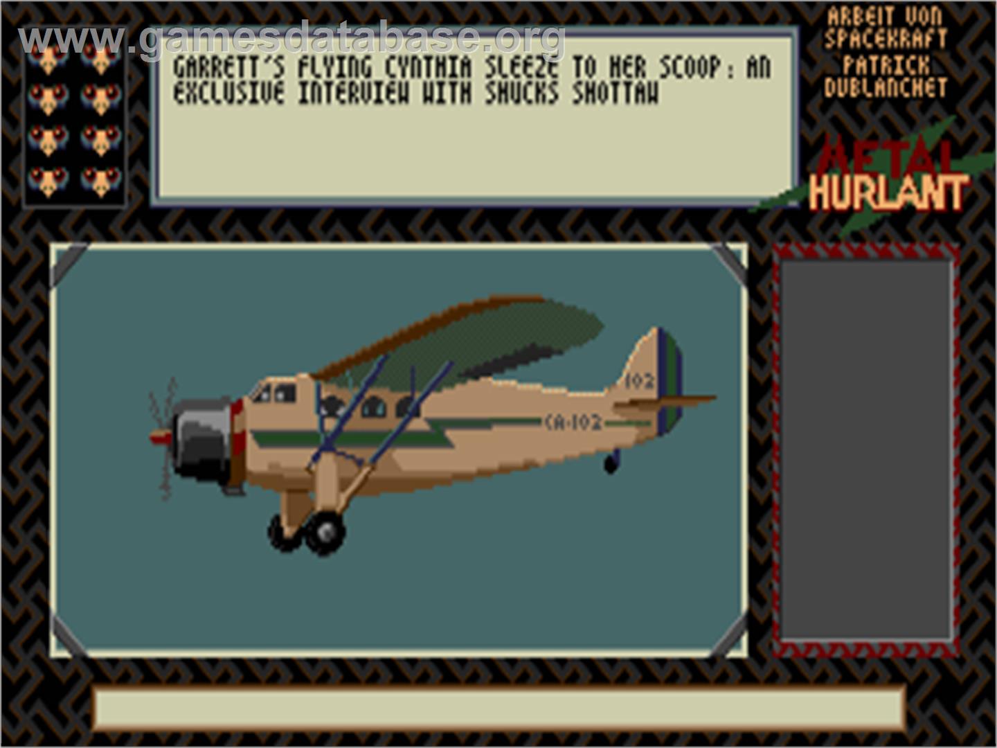 Crash Garrett - Atari ST - Artwork - In Game