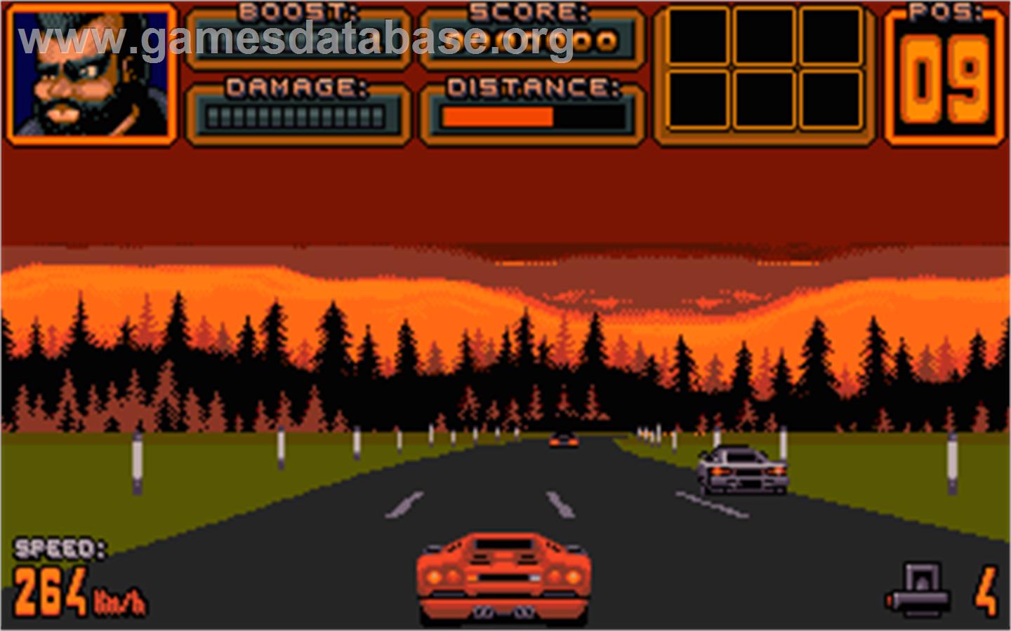 Crazy Cars 3 - Atari ST - Artwork - In Game