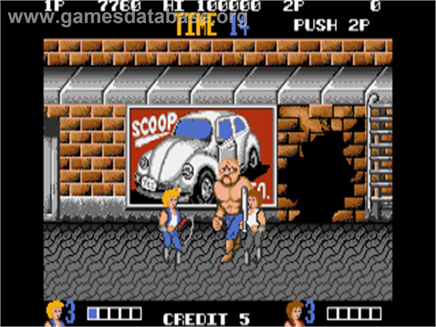 Double Dragon - Atari ST - Artwork - In Game