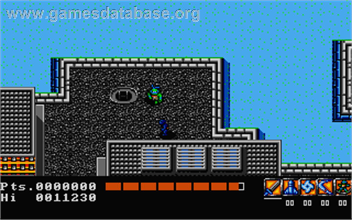 Electric Crayon Deluxe: Teenage Mutant Hero Turtles: World Tour - Atari ST - Artwork - In Game