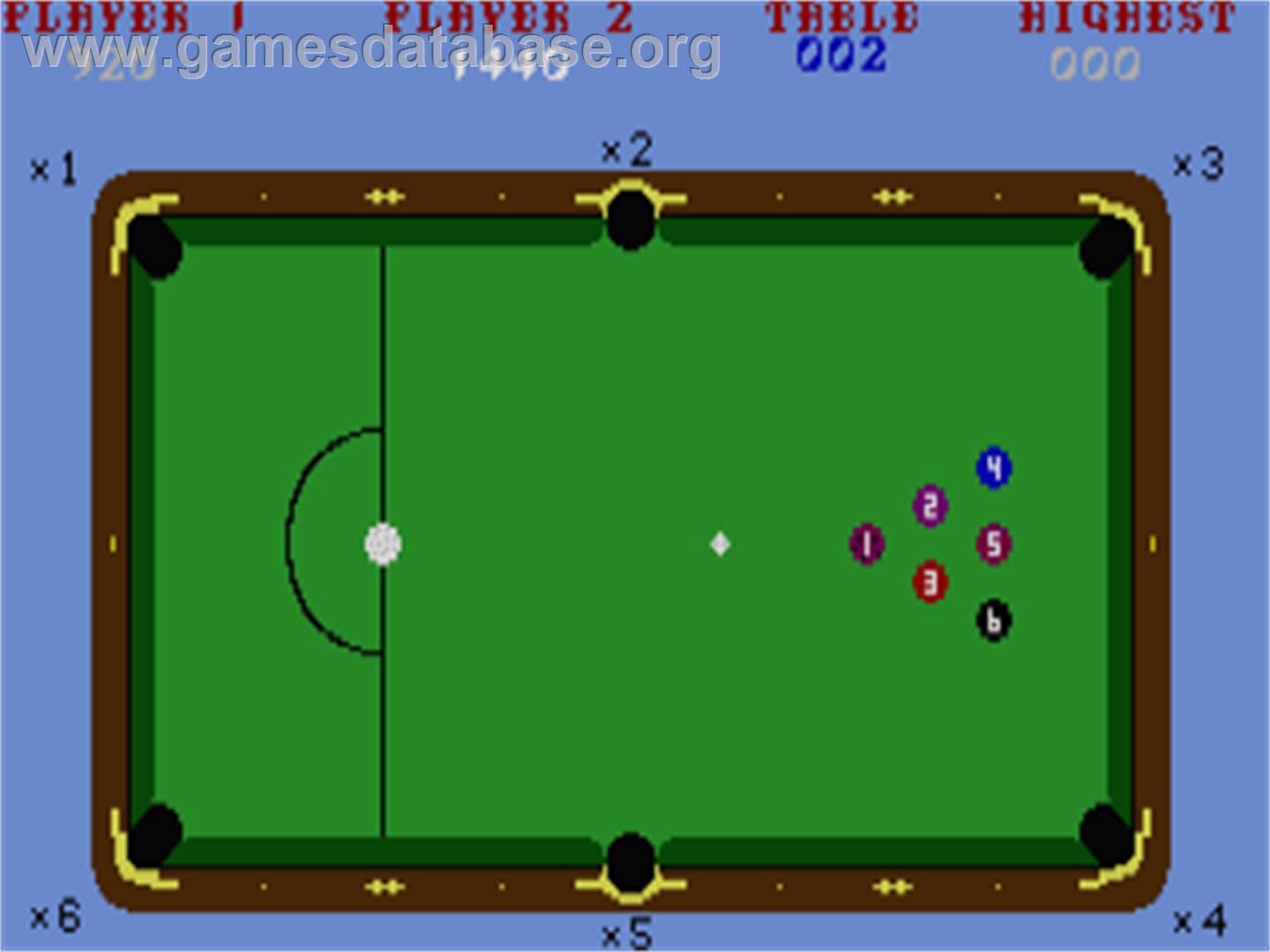 Electronic Pool - Atari ST - Artwork - In Game