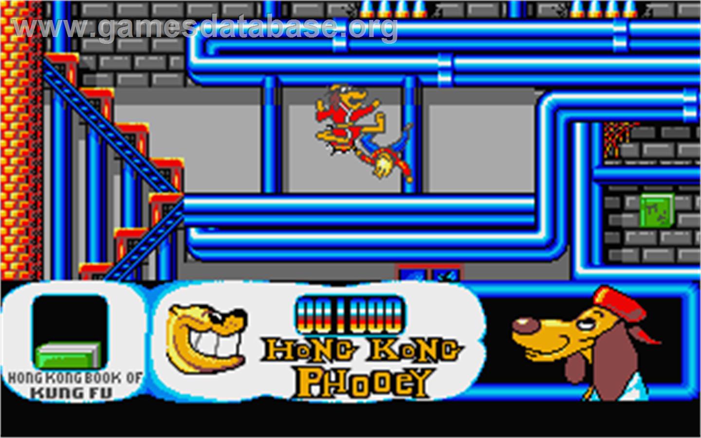 Hong Kong Phooey: No.1 Super Guy - Atari ST - Artwork - In Game
