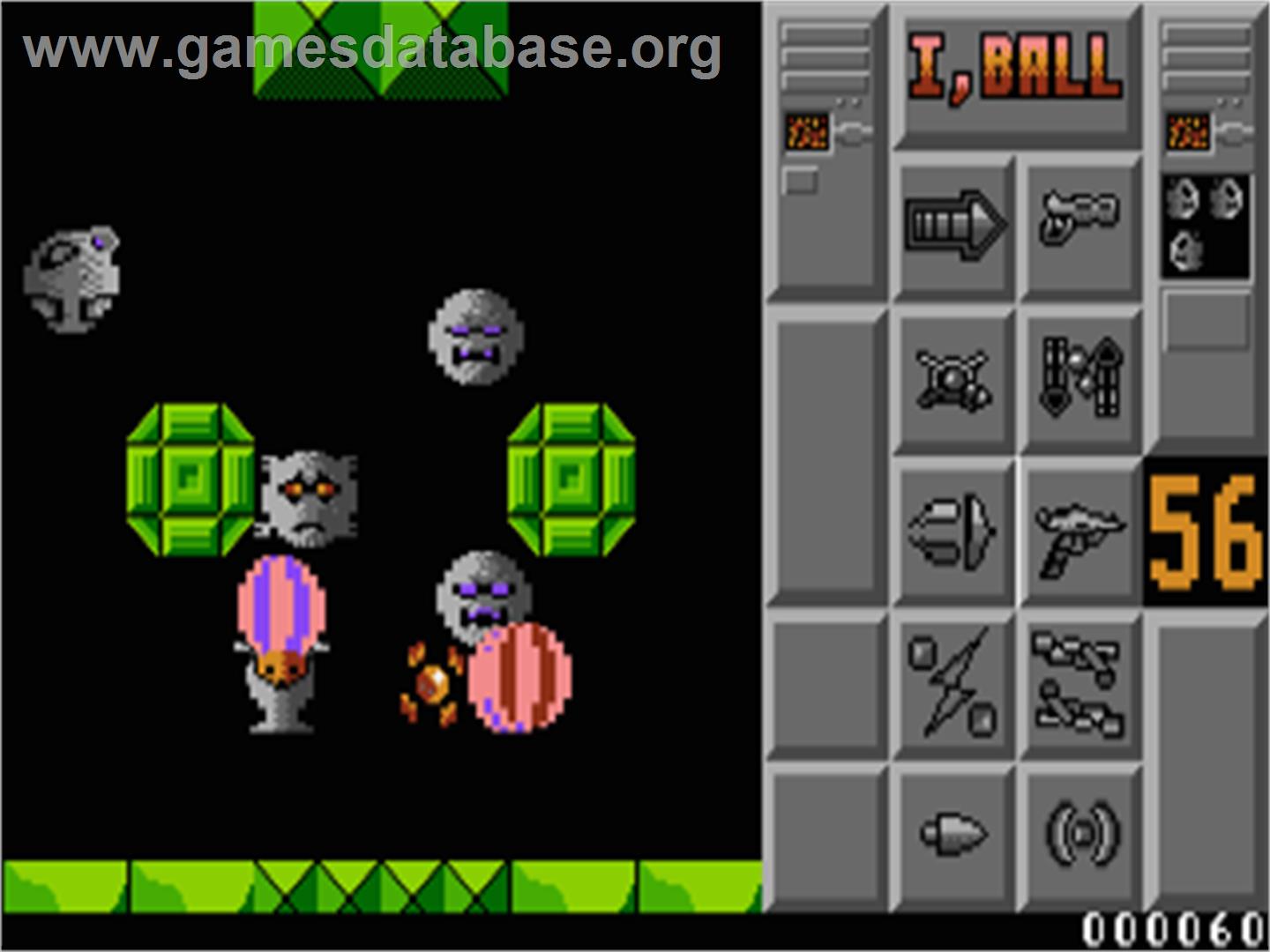 I, Ball - Atari ST - Artwork - In Game