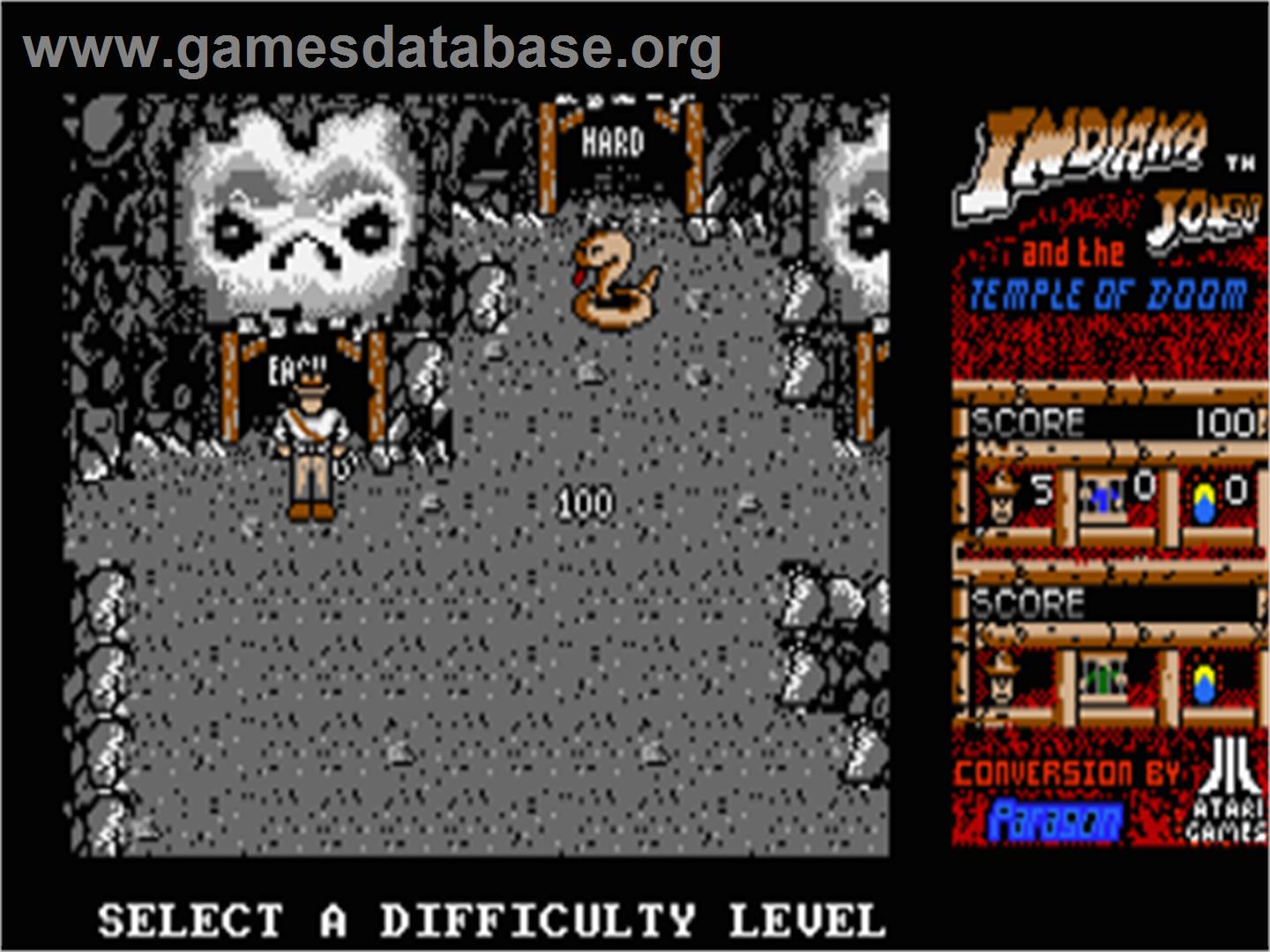 Indiana Jones And The Temple Of Doom - Atari ST - Artwork - In Game