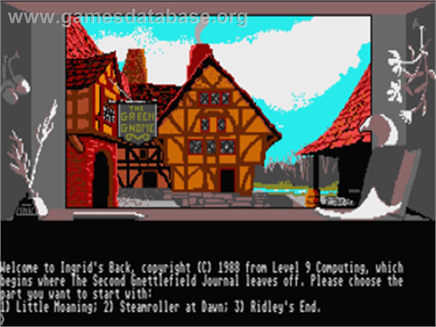 Ingrid's Back! - Atari ST - Artwork - In Game